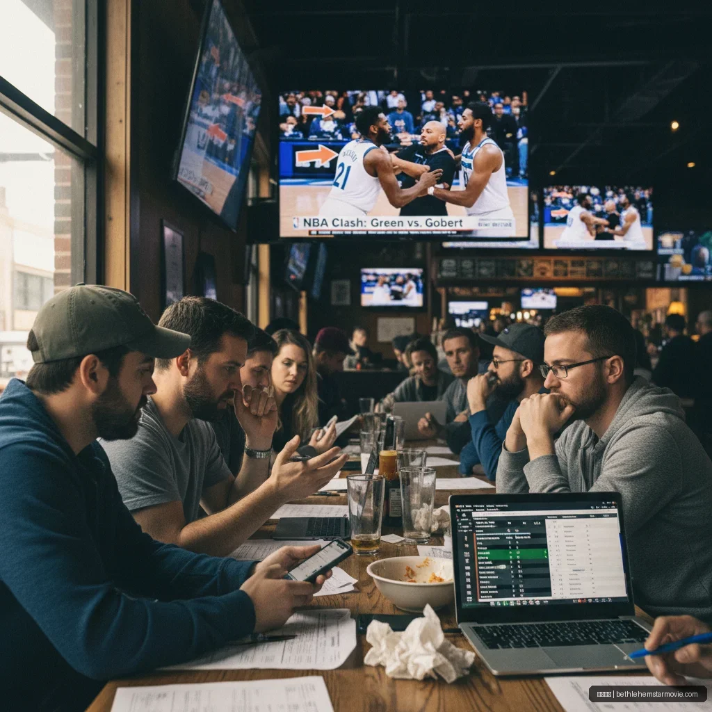 体育投注 - NBA激战引发关注：格林与戈贝尔冲突解析 配图1